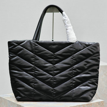イヴサンローラン Saint laurent YSL 99-YSL379269SBK 2024年最新入荷 ワイドパファートートバッグ ハンドバッグ メンズかばん SAINT LAURENT