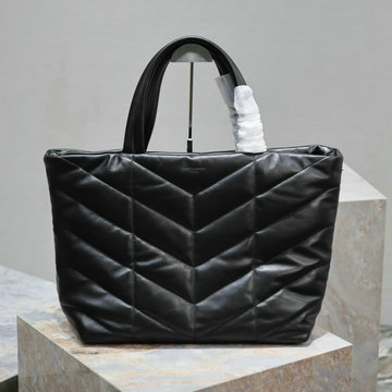 イヴサンローラン Saint laurent YSL 99-YSL379269YBK  2024年最新入荷 ワイドパファートートバッグ ハンドバッグ メンズかばん SAINT LAURENT