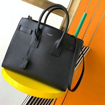 イヴサンローラン Saint laurent YSL 99-YSL398709BK 2024年最新入荷 サック ド ジュール スモール トートバッグ ハンドバッグ 2way ショルダーバッグ