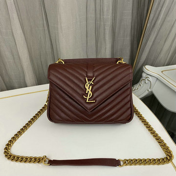 商品名称：イヴサンローラン Saint laurent YSL 99-YSL487213JZH 2024年最新入荷 カレッジ スモール フラップバッグ トートバッグ 2way 斜め掛け ショルダーバッグ