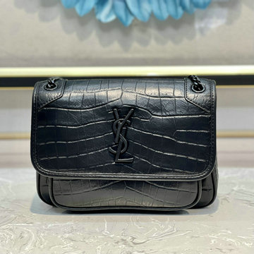 イヴサンローラン Saint laurent YSL 99-YSL533037EBK 2024年最新入荷 ニキ スモール メッセンジャーバッグ 斜め掛け ショルダーバッグ ウィメンズかばん