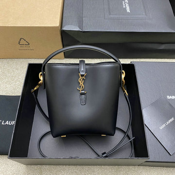 イヴサンローランc 99-YSL765870BK  2024年最新入荷 LE 37 ミニバケットバッグ トートバッグ 斜め掛け ショルダーバッグ ウィメンズかばん