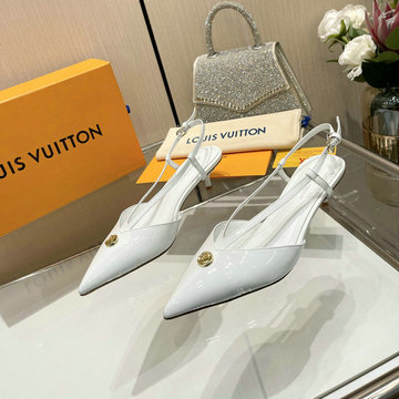 ルイヴィトン LOUISVUITTON 26-LVJ24003DQ 2024年最新入荷 ウィメンズ スリングバック パンプス ローヒールシューズ ローファー レディースシューズ