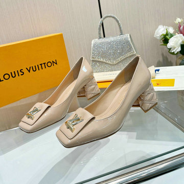 ルイヴィトン LOUISVUITTON 26-LVJ24005DQ 2024年最新入荷 ウィメンズ パンプス ミドルヒールシューズ ローファー レディースシューズ