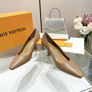 ルイヴィトン LOUISVUITTON 26-LVJ24008Z 2024年最新入荷 ウィメンズ パンプス ミドルヒールシューズ ローファー レディースシューズ