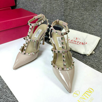 ヴァレンティノ Valentino 26-VTJ24024QJPF 2024年最新入荷 ロックスタッズ スリングバック パンプス ハイヒールシューズ ピンヒール レディースシューズ 靴