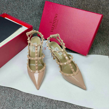 ヴァレンティノ Valentino 26-VTJ24024QQGF 2024年最新入荷 ロックスタッズ スリングバック パンプス ハイヒールシューズ ピンヒール レディースシューズ 靴