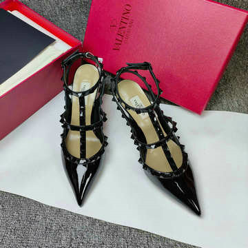 ヴァレンティノ Valentino 26-VTJ24024QQGK 2024年最新入荷 ロックスタッズ スリングバック パンプス ハイヒールシューズ ピンヒール レディースシューズ 靴