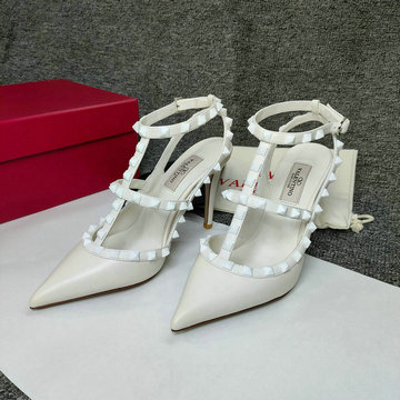 ヴァレンティノ Valentino 26-VTJ24024QQPB 2024年最新入荷 ロックスタッズ スリングバック パンプス ハイヒールシューズ ピンヒール レディースシューズ 靴