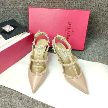 ヴァレンティノ Valentino 26-VTJ24024QQPF 2024年最新入荷 ロックスタッズ スリングバック パンプス ハイヒールシューズ ピンヒール レディースシューズ 靴