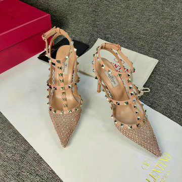 商品名称：ヴァレンティノ Valentino 26-VTJ24024WLF 2024年最新入荷 ロックスタッズ スリングバック パンプス ハイヒールシューズ ピンヒール レディースシューズ 靴