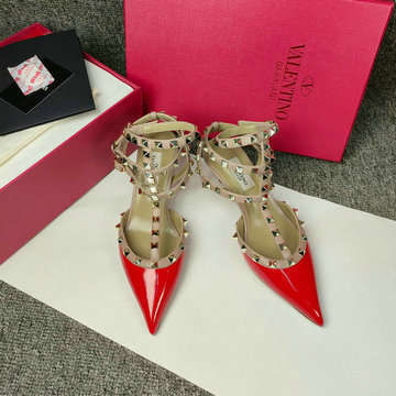 ヴァレンティノ Valentino 26-VTJ24025QJGR 2024年最新入荷 ロックスタッズ スリングバック パンプス ミドルヒールシューズ ピンヒール レディースシューズ 靴