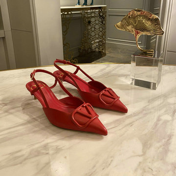ヴァレンティノ Valentino 26-VTJ24026DPR 2024年最新入荷 スリングバック パンプス ローヒールシューズ ピンヒール レディースシューズ 靴