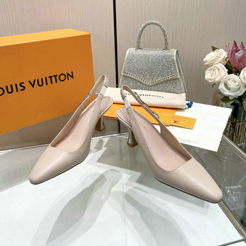 ルイヴィトン LOUISVUITTON 26-LVJ24007Z  2024年最新入荷 ウィメンズ スリングバック パンプス ミドルヒールシューズ ローファー レディースシューズ