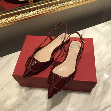 商品名称：ヴァレンティノ Valentino 26-VTJ24026PQJ  2024年最新入荷 スリングバック パンプス フラットシューズ とんがりトウ レディースシューズ 靴