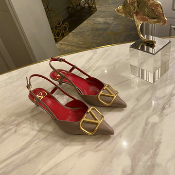 ヴァレンティノ Valentino 26-VTJ24027DPH 2024年最新入荷 スリングバック パンプス ローヒールシューズ ピンヒール レディースシューズ 靴