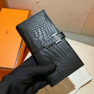 エルメス HERMES 063-H208EWYBK 2024最新入荷 ベアン ロングウォレット 二つ折り長財布 ロングウォレット 札入れ カードポケット付き 小銭入れ コインケース