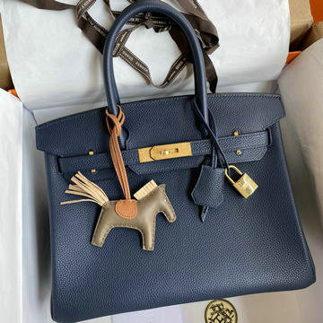 エルメス HERMES 063-HBK30TGJBL 2024最新入荷 バーキンバッグ トップハンドルバッグ トートバッグ ハンドバッグ レディースかばん