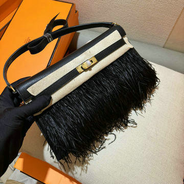 エルメスHERMES 063-HKE26TMJBK 2024最新入荷 Kelly Elan ホーボーバッグ 斜め掛け ショルダーバッグ クロスボディバッグ