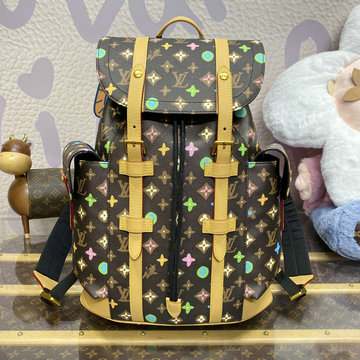 ルイヴィトン LOUISVUITTON 057-M24850 2024年最新入荷 クリストファー バックパック メンズ リュックサック リュック ディパックバッグ 旅行かばん