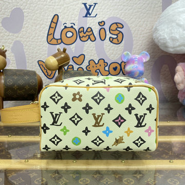 商品名称：ルイヴィトン LOUISVUITTON 057-M47069B 2024年最新入荷 ロッカー ドップ キット 手持ちかばん 洗面具収納 ポーチ 旅行かばん トラベルバッグ