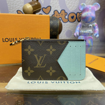 ルイヴィトン LOUISVUITTON 057-M82939 2024年最新入荷 ポルト カルト ロミー カードケース 小銭入れ コインケース モノグラムキャンパス 短財布