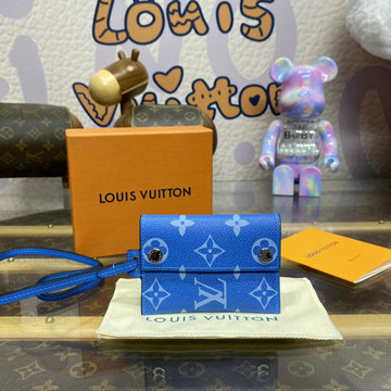 商品名称：ルイヴィトン LOUISVUITTON 057-M83154 2024年最新入荷 ポルト カルト オンストラップ カードケース タイガ レザー モノグラム キャンバス