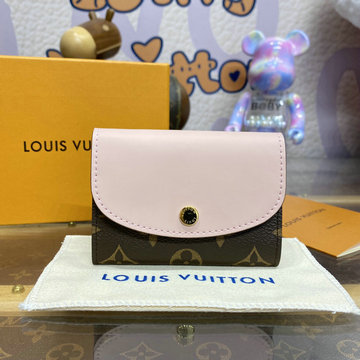 ルイヴィトン LOUISVUITTON 057-M83600 2024年最新入荷 ポルトモネ ロザリ 小銭入れ コインケース フラップウォレット 短財布 カードケース 名刺入れ