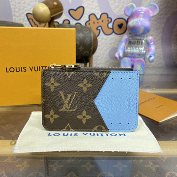 ルイヴィトン LOUISVUITTON 057-M83602 2024年最新入荷 ポルト カルト ロミー カードケース 小銭入れ コインケース モノグラムキャンパス 短財布