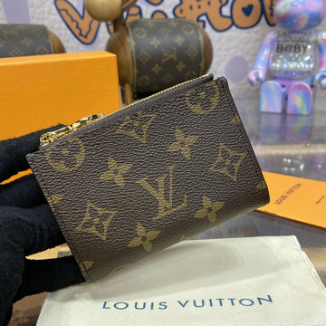 ルイヴィトン LOUISVUITTON 057-M83605 2024年最新入荷 ポルトフォイユ リサ 二つ折り短財布 ショートウォレット 小銭入れ コインケース カードポケット