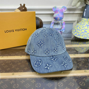 商品名称：ルイヴィトン LOUISVUITTON 057-MVLV240012024年最新入荷 新作 キャップ モノグラム ウォッシュド デニム 帽子 ベースボールキャップ 男女兼用 季節追わず