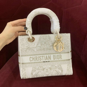 クリスチャンディオール CHRISTIAN DIOR  99-CD0565WXBS 2024年最新入荷 レディ ディオール スモール トートバッグ 2way 斜め掛け ショルダーバッグ