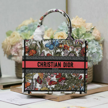 クリスチャンディオール CHRISTIAN DIOR 99-D1265HDHF 2024年最新入荷 Book Tote ブック トップハンドルバッグ トートバッグ ハンドバッグ