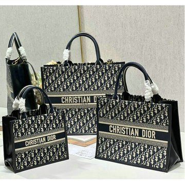 クリスチャンディオール CHRISTIAN DIOR 99-CD1265PCBK 2024年最新入荷 Book Tote ブック トップハンドルバッグ トートバッグ ハンドバッグ