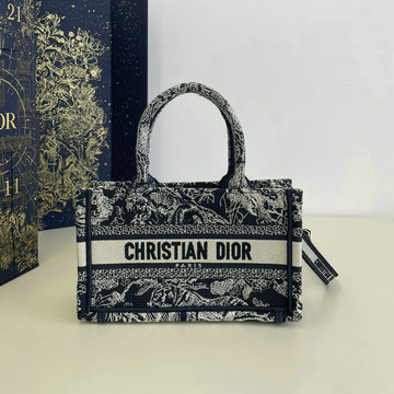 クリスチャンディオール CHRISTIAN DIOR 99-CD5573LHSL 2024年最新入荷 Book Tote ブック トートバッグ ミニ ストラップ付き ハンドバッグ