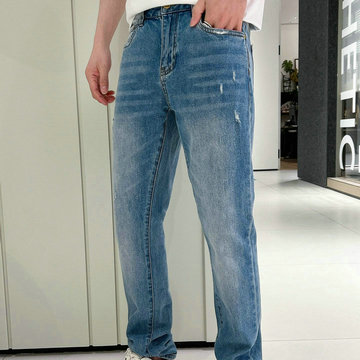商品名称：ルイヴィトン LOUISVUITTON MS-KNLV24001  2024年最新入荷 ズボン ストレートフィット ポケットディテール ジーンズ デニムズボン スラックスパンツ