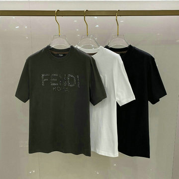 商品名称：フェンディ FENDI MS-TDFD24006 2024年最新入荷 Tシャツ 半袖 ショートスリーブ スウェットシャツ 短袖 クルーネック トップス レジャーシャツ