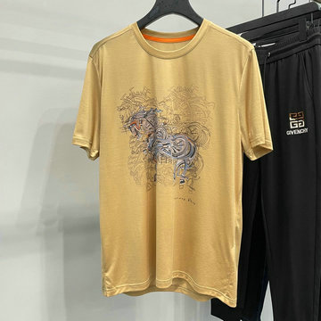 商品名称：エルメス HERMES MS-TDHE24003 2024年最新入荷 Tシャツ 半袖 ショートスリーブ スウェットシャツ 短袖 クルーネック トップス レジャーシャツ
