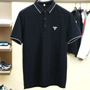 商品名称：プラダ PRADA MS-TDPD24003 2024年最新入荷 ポロシャツ 半袖 メンズ ショートスリーブ スウェットシャツ 短袖 トップス 開襟レジャーシャツ