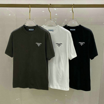 商品名称：プラダ PRADA MS-TDPD24006 2024年最新入荷 Tシャツ 半袖 ショートスリーブ スウェットシャツ 短袖 クルーネック トップス レジャーシャツ