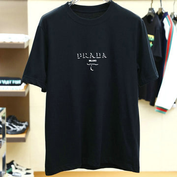 商品名称：プラダ PRADA MS-TDPD24002 2024年最新入荷 Tシャツ 半袖 ショートスリーブ スウェットシャツ 短袖 クルーネック トップス レジャーシャツ