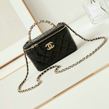 商品名称：シャネル CHANEL CC-CH3804BK 2024年最新入荷 チェーン クラッチ ヴァニティー ケース トートバッグ 斜め掛け ショルダーバッグ クロスボディバッグ