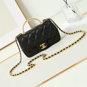 シャネル CHANEL CC-CH4847BK 2024年最新入荷 トップハンドルバッグ 斜め掛け ショルダーバッグ クロスボディバッグ