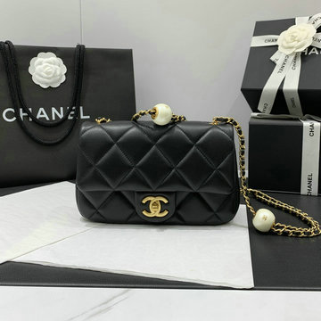 シャネル CHANEL CC-CH4861BK 2024年最新入荷 スモール フラップ バッグ 斜め掛け ショルダーバッグ クロスボディバッグ