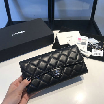 シャネル CHANEL CC-CH31505YYBK 2024年最新入荷 フラップ ロングウォレット 二つ折り長財布 カード入れ 札入れ