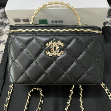 シャネル CHANEL CC-CH96080BK 2024年最新入荷 チェーン クラッチ ヴァニティー ケース トートバッグ 斜め掛け ショルダーバッグ クロスボディバッグ