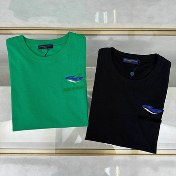 商品名称：ルイヴィトン LOUISVUITTON MS-TDLV24018 2024年最新入荷 Tシャツ 半袖 ショートスリーブ スウェットシャツ 短袖 クルーネック トップス レジャーシャツ