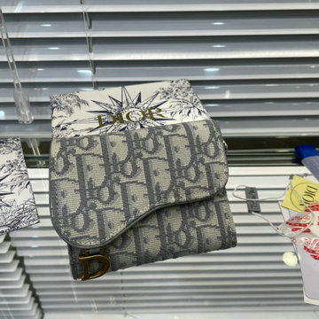 商品名称：クリスチャンディオール CHRISTIAN DIOR GH-CD2047BHS 2024年最新入荷 サドル ロータス ショートウォレット 三つ折り短財布 カード入れ 札入れ