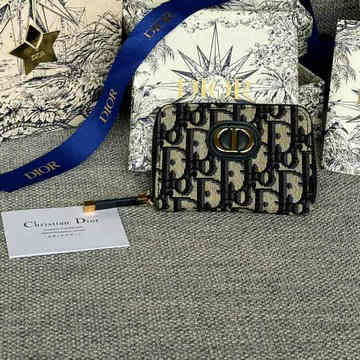 クリスチャンディオール CHRISTIAN DIOR GH-CD2155BBK 2024年最新入荷 30 Montaigne ジップウォレット コインケース ファスナー短財布