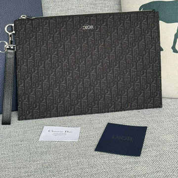 クリスチャンディオール CHRISTIAN DIOR GH-CD2491XBQK 2024年最新入荷 A5 ポーチ ストラップ付き 手持ちかばん クラッチバッグ ビジネスバッグ